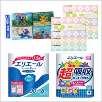 ティッシュ・トイレットペーパー類