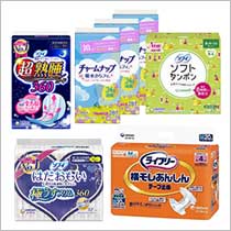 生理・軽失禁用品・大人用オムツ