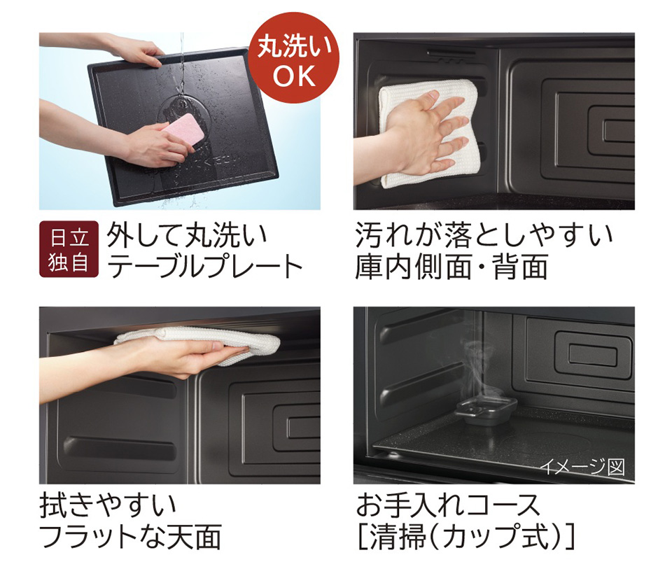 日立独自 外して丸洗いテーブルプレート