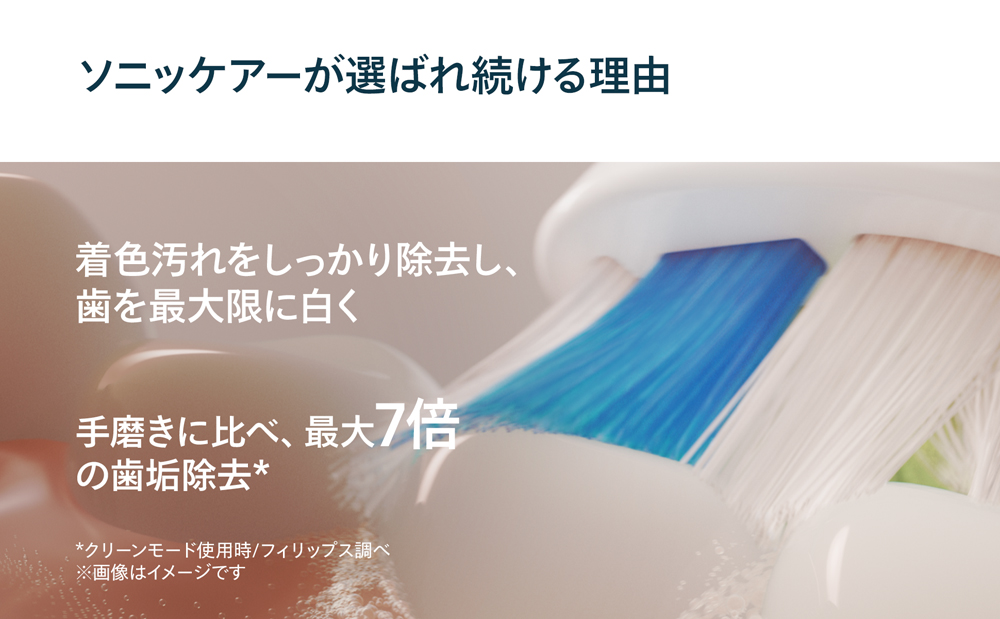 ソニッケアーが選ばれ続ける理由