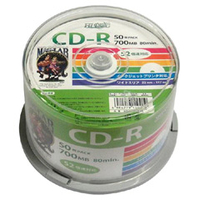 磁気研究所 データ用CD-R 700MB 52倍速対応 インクジェットプリンタ対応 50枚入り HDCR80GP50