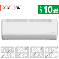 ハイセンス 「工事代金別」 10畳 エアコン e angle select SHシリーズ Sシリーズ HA-SH28SE6-WS