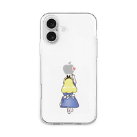AKAN iPhone 16用ソフトクリアケース アリス AK27003I16