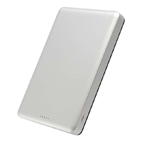 ラスタバナナ PD20W対応 TYPE-C1ポート 準固体薄型マグネット付ワイヤレス モバイルバッテリー 5000MAH シルバー RLI050WCC20W01SV