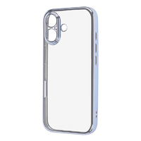 レイ・アウト iPhone 17用ソフトケース 精密設計 フレームメッキ / ライトブルー RT-P52PFC2/LAM
