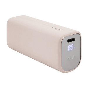 ラスタバナナ PD20W対応 TYPE-C1ポート/USB1ポート モバイルバッテリー 充電表示 5000MAH CALON スモーキーピンク RLI050C20W04SPK-イメージ1