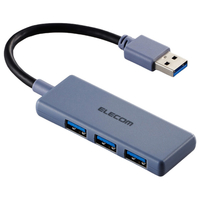 エレコム USB 5Gbpsハブ 3ポート ネイビー U3H-H030NV