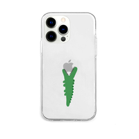 AKAN iPhone 13 Pro用ソフトクリアケース ワニ AK21010I13P