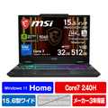 MSI ノートパソコン オリジナル Cyborg 15 B2RW オデッセイグレイ&スケルトン CYBORG15B2RWFKG-0335JP