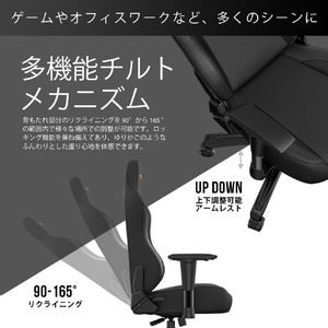 Andaseat ゲーミングチェア Phantom 3 ホワイト(PVCレザー) AD18Y-06-W-PV-イメージ12