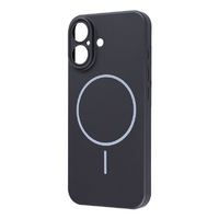 レイ・アウト iPhone 17用ハードケース スリムフィット 0．6mm +マグネット充電対応 / ブラック RT-P52PMS/B