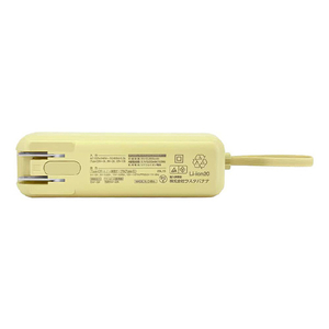 ラスタバナナ PD20W対応 TYPE-C1ポート TYPE-C直付ACモバイルバッテリー 5000MAH 10CM CALON ライトイエロー RLI050AC20W01LY-イメージ2