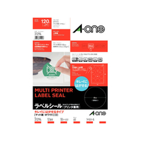 エーワン ラベルシール[兼用]キレイにはがせる 12面丸 10シート 5冊 FC58537-31294