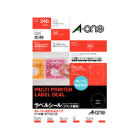 エーワン ラベルシール[兼用]キレイにはがせる 24面丸 10シート 5冊 FC58538-31295