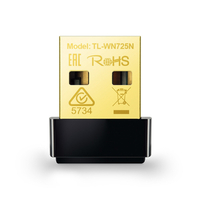 ティーピーリンク 無線LAN子機 11n/g/b 150Mbps USB 2．0ナノサイズ 3年保証 TLWN725NJP