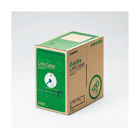 エレコム EU RoHS指令準拠 LANケーブル(Cat5e 単線) 100m LD-CT2/DG100/RS