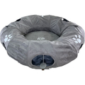 ペットアイ まるでドーナツトンネルベッド グレー FC006RV-4522620992238