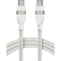 Anker USB-C & USB-C ケーブル (240W, 高耐久ナイロン) 1．8m ホワイト A82E2N22