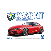 アオシマ 1/32 トヨタ GR スープラ 2019(プロミネンスレッド) 楽プラ スナップキット No．13-PR Aﾗｸﾌﾟﾗ13PRGRｽ-ﾌﾟﾗPﾚﾂﾄﾞ
