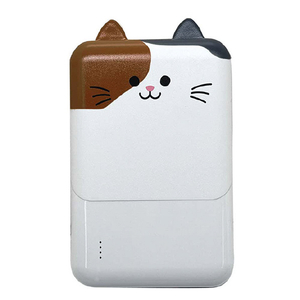ラスタバナナ おでかけモバイルバッテリー モバにゃー 5,000mAh TYPE-C1ポート/USB2ポート(30cm) ミッケ RLI050C2A01MIK-イメージ1