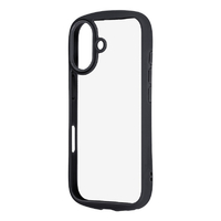 レイ・アウト iPhone 17用ハイブリッドタフケース Puffull +レンズガードリング / ブラック RT-P52CMD1/B