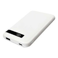 ラスタバナナ PD20W対応 TYPE-C1ポート/USB1ポート 準固体モバイルバッテリー 5000MAH ホワイト RLI050C20W03WH