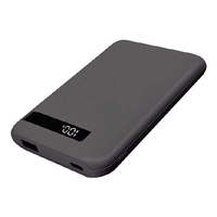 ラスタバナナ PD20W対応 TYPE-C1ポート/USB1ポート 準固体モバイルバッテリー 5000MAH チャコールグレー RLI050C20W03CGRY
