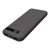 ラスタバナナ PD20W対応 TYPE-C1ポート/USB2ポート 準固体モバイルバッテリー 10000MAH チャコールグレー RLI100C20W04CGRY