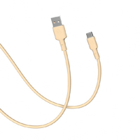 CellCube USB-A to USB-Cケーブル(1．0m) TSUNAGU mayu ライトオレンジ CC-CB06-LO