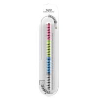 Lead Trend ケーブル保護カバー 4個セット TWIST カラー CP-0102