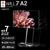 ナカムラ ～80V型対応 WALL SEVENSTAND A2 STAINLESS CASTER ラージタイプ EQUALS・WALLシリーズ ステンレス WLTVP6316?-イメージ2
