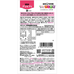 UHA味覚糖 UHAグミサプリ 鉄 20日分 FC52209-イメージ2