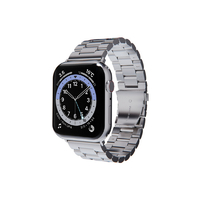miak Apple Watch 49/46/45/44/42mm用METAL BAND シルバー SFBMA-W4244SL