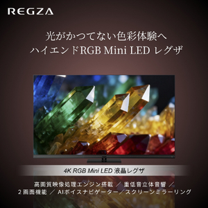 TVS REGZA 4K RGB Mini LED液晶テレビ 65ZX2S-イメージ2