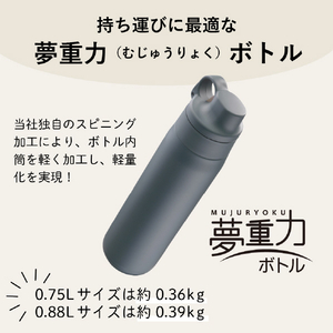 タイガー 真空断熱ボトル(0.88L) フォグブルー MTS-W088AF-イメージ7