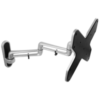 朝日木材 23V～43V推奨 モニターアーム 壁付けタイプ WALL FIT MOUNT シルバー ARM-006