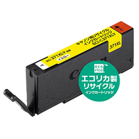 エコリカ リサイクルインクカートリッジ イエロー ECI-C371XLY