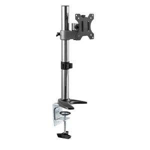 朝日木材 13V～32V推奨 モニターアーム デスク取付タイプ WALL FIT MOUNT シルバー DAR-003-イメージ1