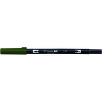 トンボ鉛筆 デュアルブラッシュペン ABT Hunter Green F039982-AB-T249