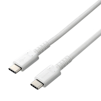 エレコム USB2．0ケーブル(C-C、USB PD対応、高耐久) 2．0m ホワイト MPA-CCS20PNWH