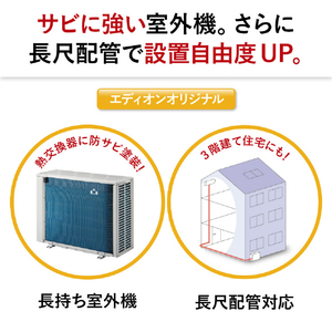 三菱電機 「工事代金別」 6畳 フィルター自動清掃 エアコン e angle select 霧ヶ峰 Rシリーズ MSZ-EX2225E5-Wｾｯﾄ-イメージ19