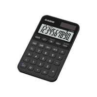 カシオ 手帳型カラフル電卓 ブラック SL-300D-BK-N