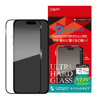 ディーフ iPhone 16 Pro用ULTRA HARD GLASS ナノマット DG-IP24MPNM4DF