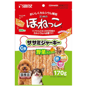 マルカン ゴン太のほねっこ ササミジャーキー 野菜入り(170g) Gﾎﾈﾂｺｻｻﾐｼﾞﾔ-ｷ-ﾔｻｲ170G-イメージ1