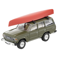 トミーテック トミカリミテッドヴィンテージ NEO LV-N279e トヨタ ランドクルーザー60 (オリーブ) カヌー、フィギュア付 LVN279Eﾄﾖﾀﾗﾝｸﾙ60ｵﾘ-ﾌﾞ