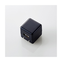 エレコム キューブ型AC充電器(DAP用・長寿命・1A) ブラック AVS-ACUAN007BK