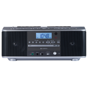 東芝 CDラジカセ Aurex シルバー AX-KCRW70(S)-イメージ1