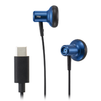 ラディウス USB-C直結インナーイヤー型イヤホン ブルー HP-NEL22CB