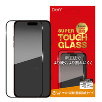 ディーフ iPhone 16 Pro Max用SUPER TOUGH GLASS マット DG-IP24LPM3SF