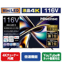 ハイセンス 116V型 4K液晶テレビ U9Rシリーズ 116U9R